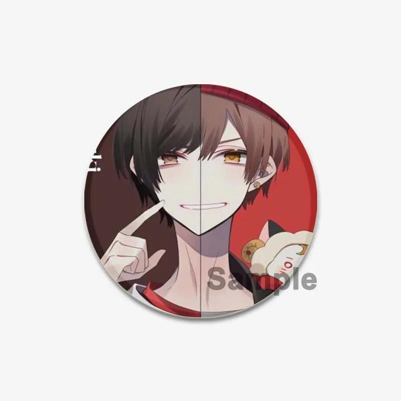 32/44/58mm Bungo Stray Dogs Pin Agency Atsushi Nakajima Dazai Osamu Soft Button Decorative Handmade Hat Badge Gift Accessory