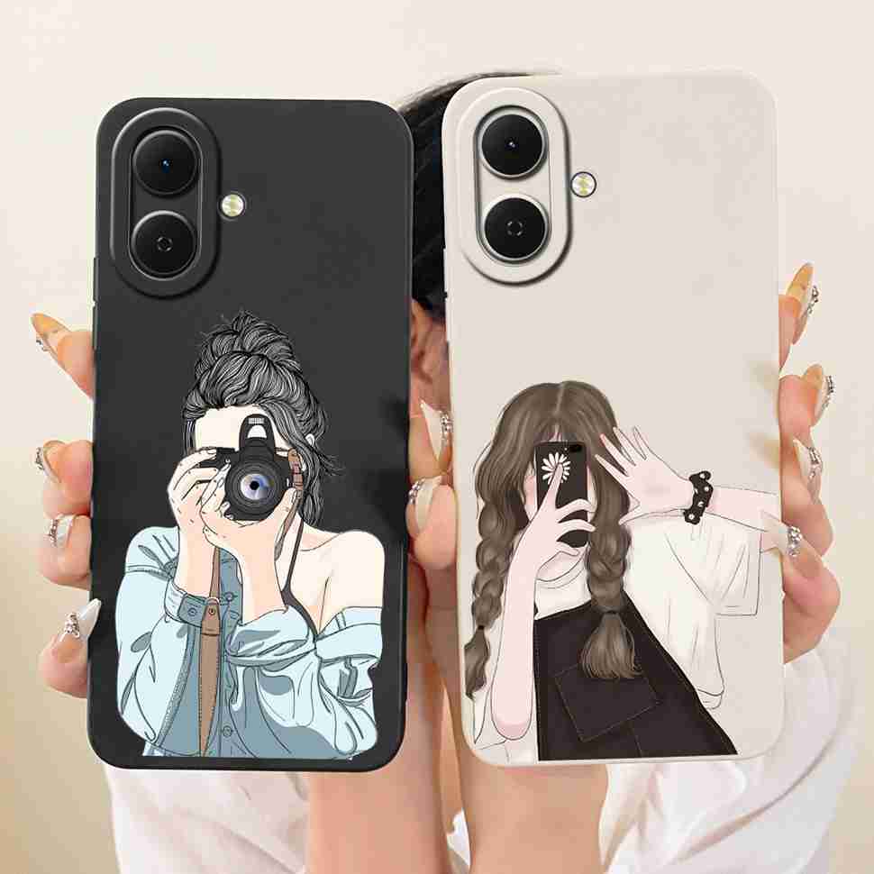 For Tecno Spark Go 2 Case Astronaut Girls Pattern Soft Cases For Tecno Spark Go2 SparkGo2 KM4 Silicon Covers Bumper