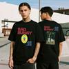BAD BUNNY 2025 Album Tour T-shirt Heren Dames Hip Hop Streetwear Katoen Bedrukte Kleding Vintage Korte Mouw T-shirts