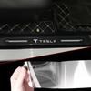 phbvg5 4PCS Car Threshold Protector Transparent Decorative Badge Sticker For Tesla Model 3 S X Y Style Tire Leakproof Auto Accessories