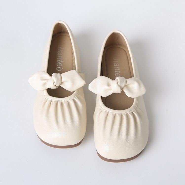 Evening Breeze Gentle Single Shoes Women's 2025 New Spring and Summer Bow One Pedal Pregnant Women Soft Flat Mary Jane Doudou Shoes