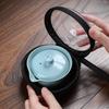 Ru Kiln Style Portable Ceramic Travel Tea Set