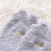 Flauschige Fußsocken Mittelhoch Plus Verdickung Warme Korallenfleece-Socken Damen Winter Warm Lounge Slipper Schlafsocken