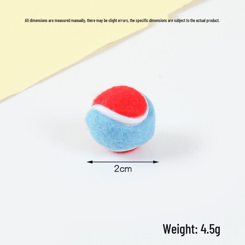 Hot-Selling Tennis Keychain Pendant: Simulation Tennis Toy Photography Prop