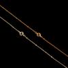Fashion Women's Temperament Collarbone Chain Alloy Necklace, Simple Transparent Single Diamond Short Necklace