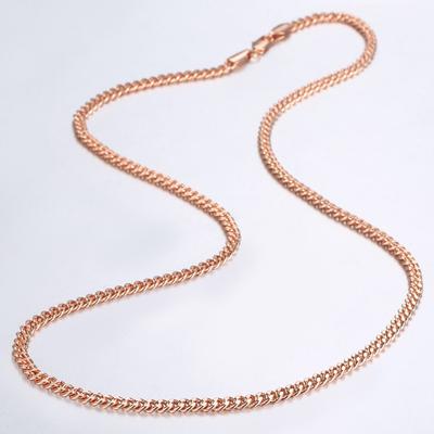 3mm Thin Necklaces For Women Girls Curb Cuban Link Chain Woman Necklaces Valentines Gifts 45cm-60cm GN220A