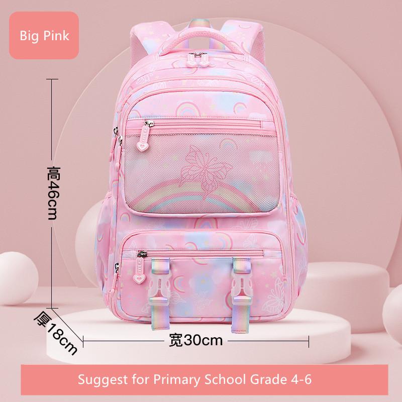 sac d'écolier étudiant sac à dos d'école violet pour filles grande capacité sac à dos pour livres sac d'école arc-en-ciel pour livres cadeau pour enfants