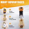 AEE4-For Sodastream Carbonator Cylinder Inflation Joint Inflation Valve Supplement Station Adapter,Adapter Inflation Valve