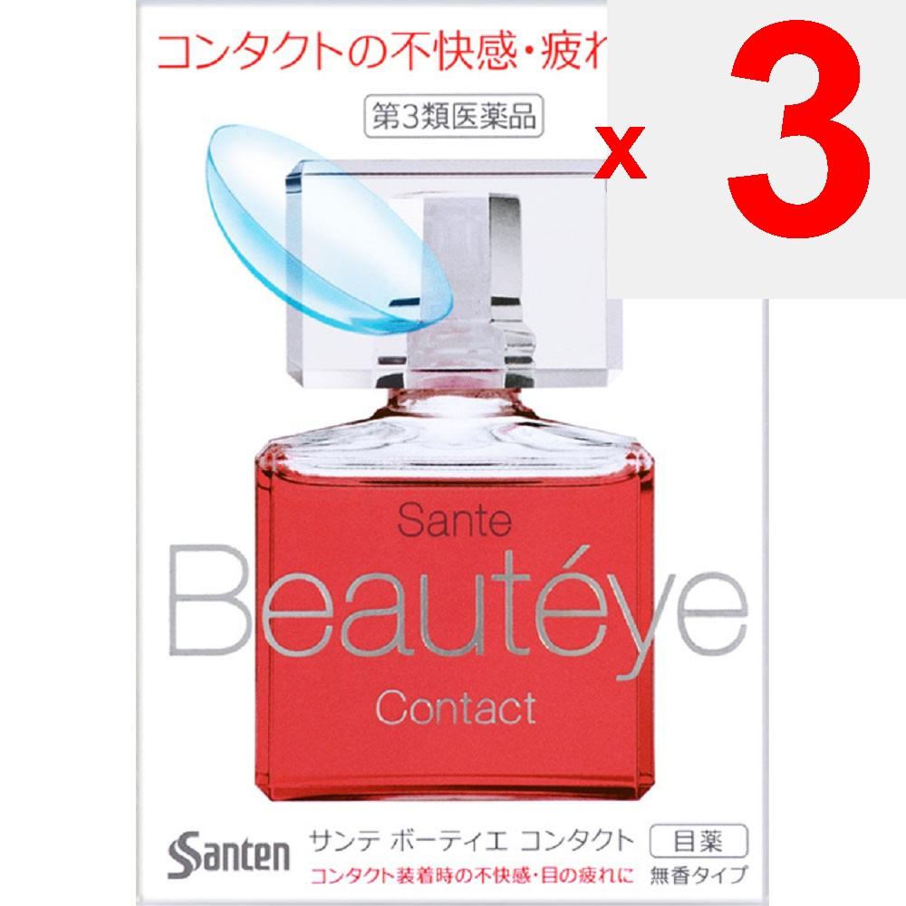 Santen Pharmaceutical Sante Boutier Contact 12ml For contact lenses Eye Drops Indications: Indications and Effects: Discomfort when wearing soft or ha