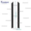 Real Soft Carbon Fiber Sticker For Kia Sportage NQ5 2022 2023 2024 2025 LHD RHD Car A-pillar Side Decor Trim Accessories