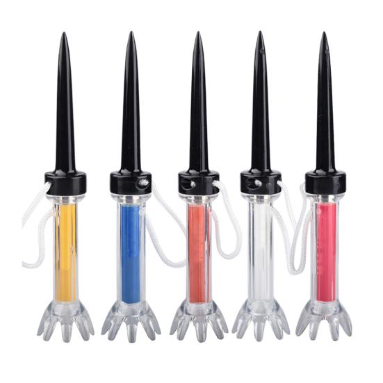 

5 шт. магнитных пластиковых тренировочных мячей для гольфа, магнитные тренировочные мячи для гольфа, гибкий держатель для мячей для гольфа со шнуром, аксессуары для гольфа на открытом воздухе L