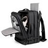 Men's Expandable Business Travel Backpack, Large-Capacity Fashion Laptop Bag for 17-Inch Devices
