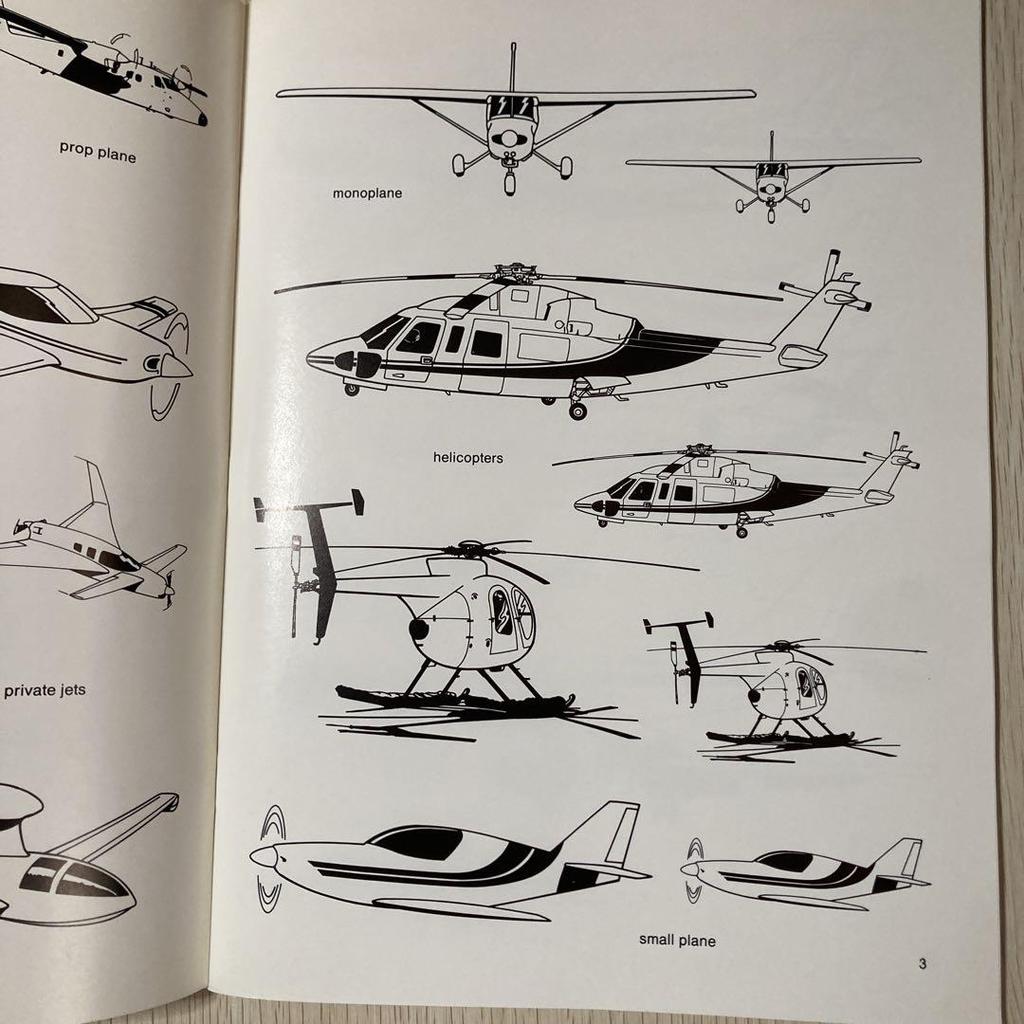 [USED] Illustrations of Cars, Trucks, Trains, Ships, Planes, Motorcycles and Other Vehicles for Cutting and Pasting In Foreign Books