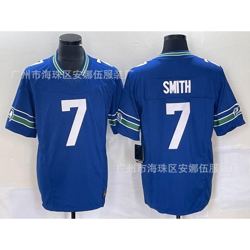 Mens NFL Seattle Seahawks Retro Rugby Jersey Fan Apparel Size S-XXXL Cotton Blend Athletic Wear Game Day Training