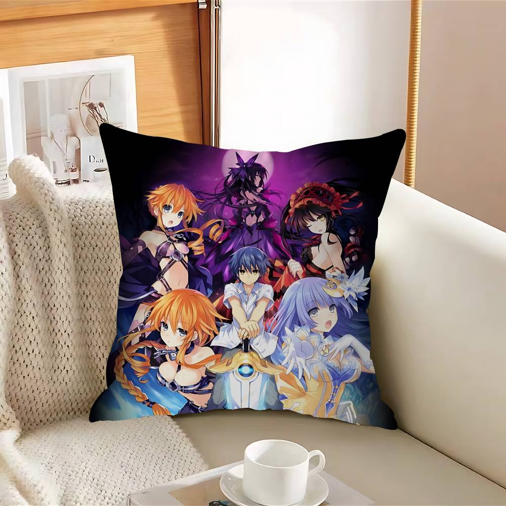Anime D-DATE-A-LIVES Stitch Lucky Dragon Pillow Cover Sofa Cushion Cover Home Room Decoration Children Gift