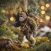 1/5Pcs Acrylic Sasquatch Hanging Decoration Home Office Christmas Tree Hanging 2D Flat Savage Wild