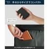 NEESE Optimal Solution Minimalists Japanese Company Planning Domestic Support. Stores bills without folding. Genuine Leather Mini Wallet Tri-fold Coin