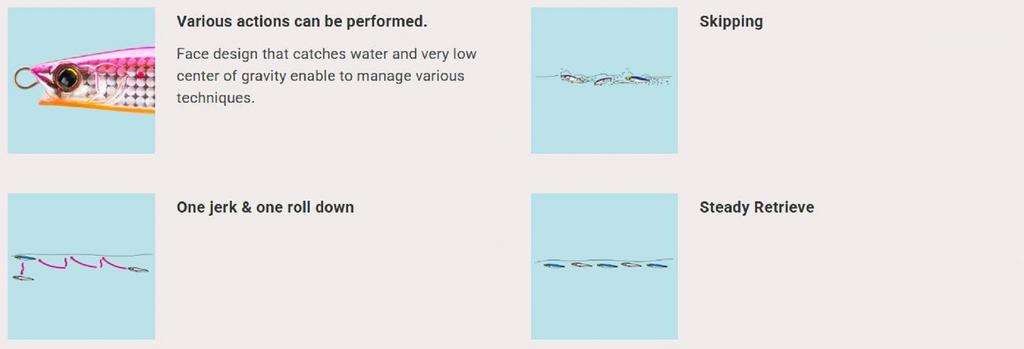 Yo Zuri Duel Hardcore Monster Shot 125 Sinking Lure F1197-HBIW (2743)