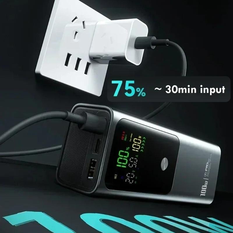 100W Fast Charging Power Battery Holder Case 21700x4 Enclosure for Simple Assembly and Multiple Device Compatibility