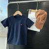 Kids Cotton Cartoon Short Sleeve T Shirt Boys Girls Summer Loose Breathable Top Casual Tee
