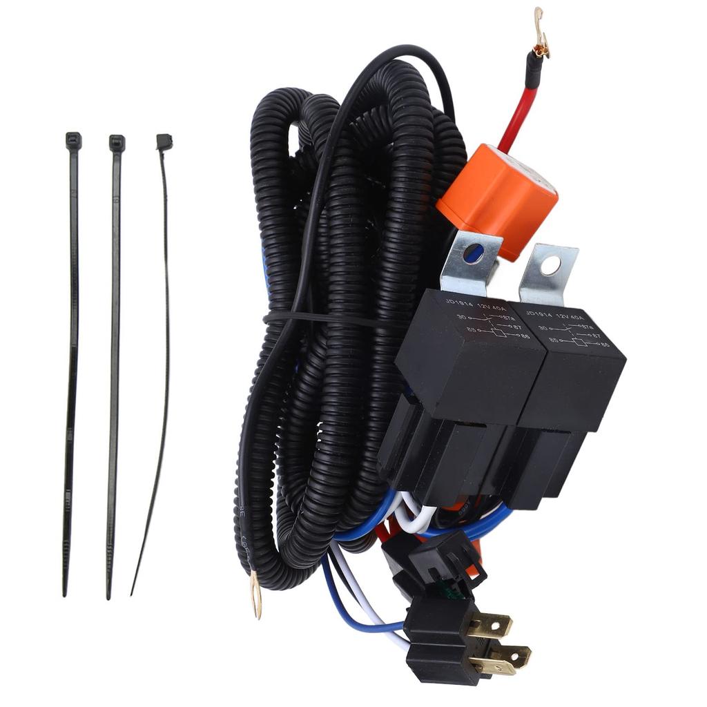 H4 LED Headlight Wiring Harness, H4 Headlight Relay Harness Kit, H4 Relay Harness, LED