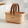 Portable Multifunctional Bath Toiletry Bag Large Capacity Creative Shower Storage Basket Wash Bag Hollow Picnic Tote Bag Pool