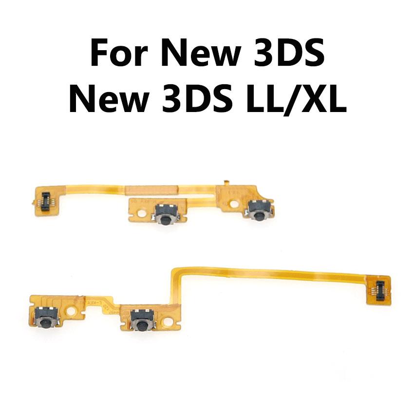 1/3pcs L R Shoulder Button with Flex Cable For 3DS 3DSLL 3DSXL New 3DS LL XL Repair Left Right Switch Trigger