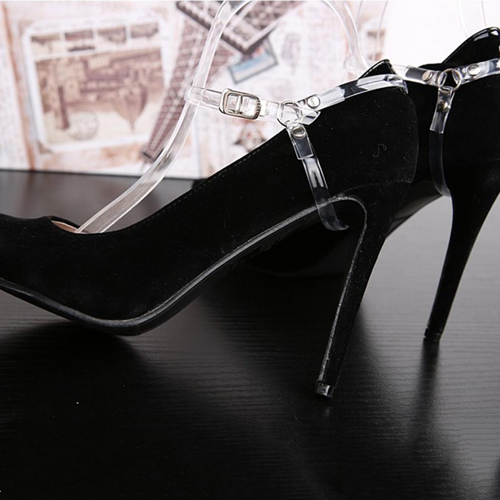 

Anti Slip Shoe Straps for Women s Heels Detachable PU Leather Shoelace Buckle Fashion Shoe Accessories for Dress Shoes