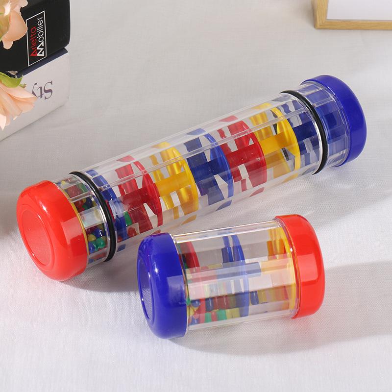Plastic Rainstick Instrument for Parent-Child Interaction and Stage Performance Accompaniment.