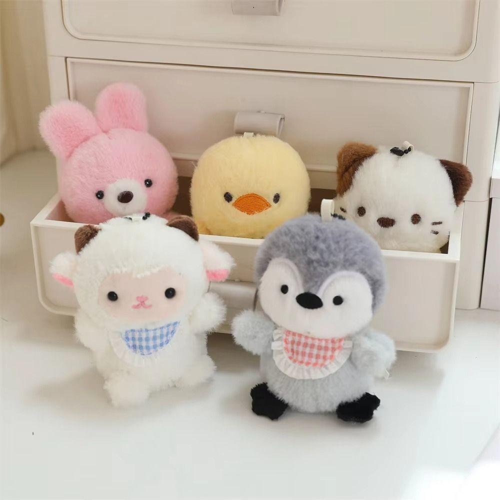 Soft Material Chicken Plush Pendant Emotional Collectibles Sheep Plush Toys for Couples