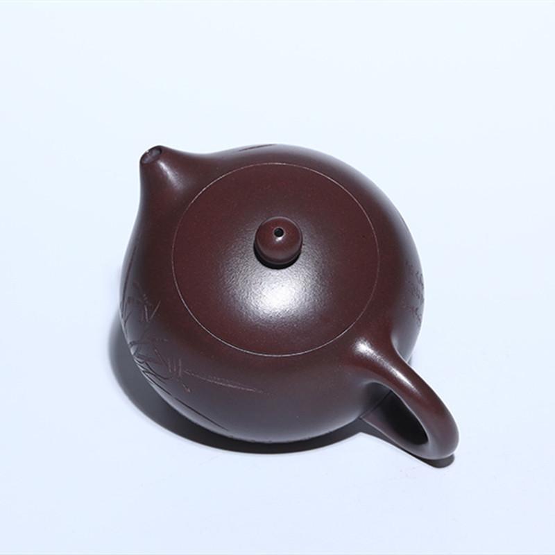 Tradition Yixing Purple Clay Teapot Handmade Orchid Xishi Tea Pot Beauty Tea Infuser Kettle Chinese Zisha Tea Set Teaware 170ml
