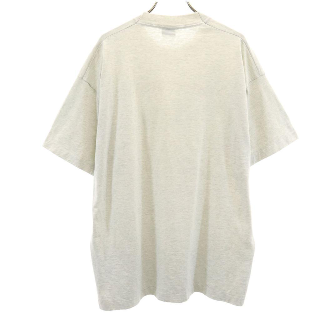 FRUIT OF THE LOOM BEST 90s Made In USA Old Message Print Short Sleeve T-shirt Men's Used