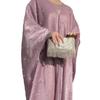 Damen Muslimische Abaya mit Perlen: Elegantes langes Robenkleid mit Sternenhimmel