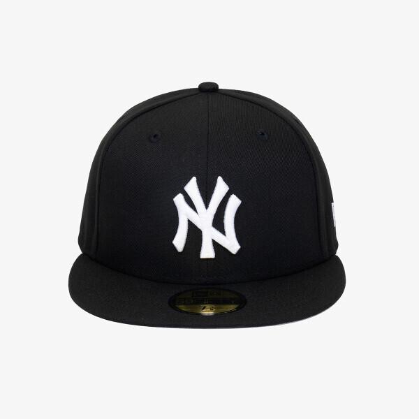 New Era New York Yankees Fitted Cap Black White 11591127