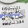 Panda Bamboo Oil Drop Alloy Earrings & Keychain Pendant Jewelry - Chinese Style Accessories