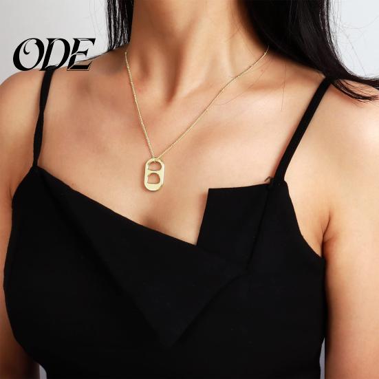 Elegant Jewelry Soda Tab Pendant Necklace Fashion Retro Clavicle Chain Stylish Unisex Minimalist for Dating Daily Wear Party Hypoallergenic