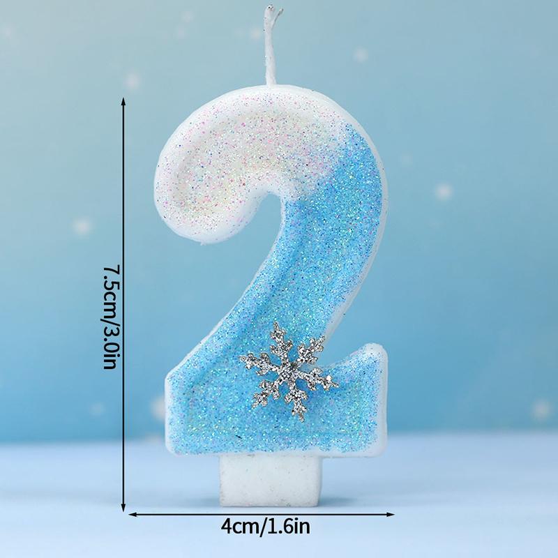 Happy Birthday Cake Decorative Candle 0-9 Digital Candles Baby Shower Wedding Anniversary Day Cake Topper Decor Party Supplies