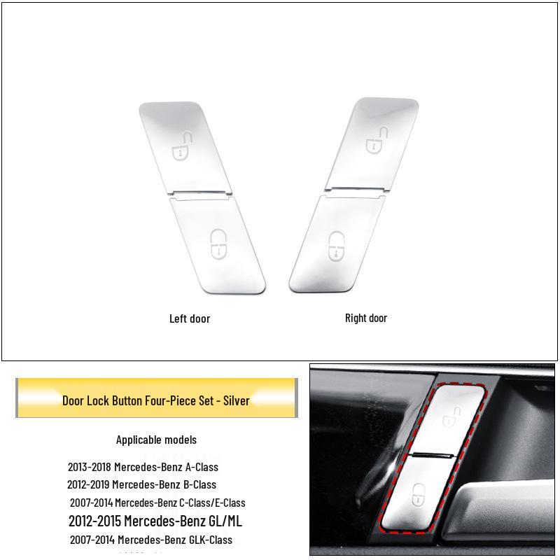 Mercedes-Benz Klasa C Klasa E GLK Przycisk przełącznika centralnego zamka drzwi W204 W212 W207