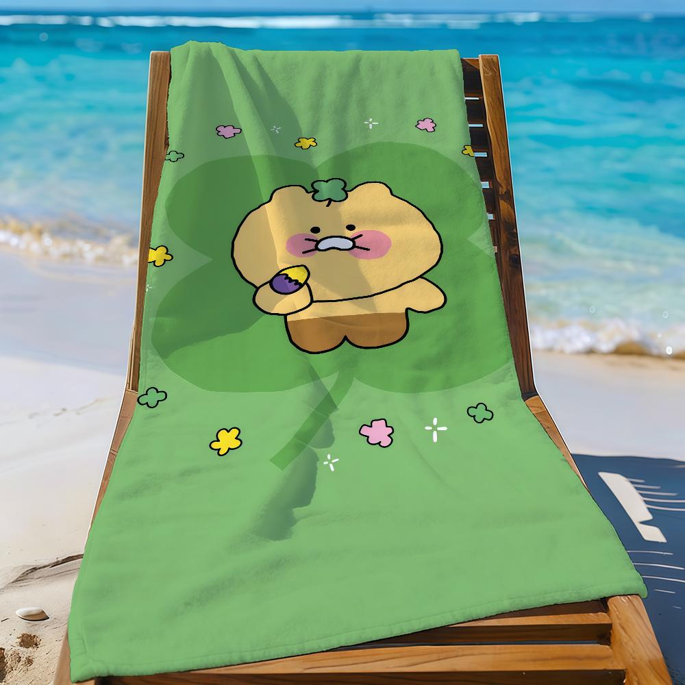 Cute K-KAKAO F-FRIENDS Towel Sports Quick Dry Travel Camping Sandproof Soft Light Large Beach Towel