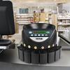 Compteur Trieur de Pièces Euro 500-1000 Pièces Machine Électronique Automatique de Comptage de Pièces EUR 300 Pièces par Minute avec 8 Tiroirs à Pièces pour École Magasin Banque