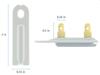 20pcs Dryer Thermal Fuse 3392519 Replaces WP3392519 For Whirlpool Kenmore Maytag