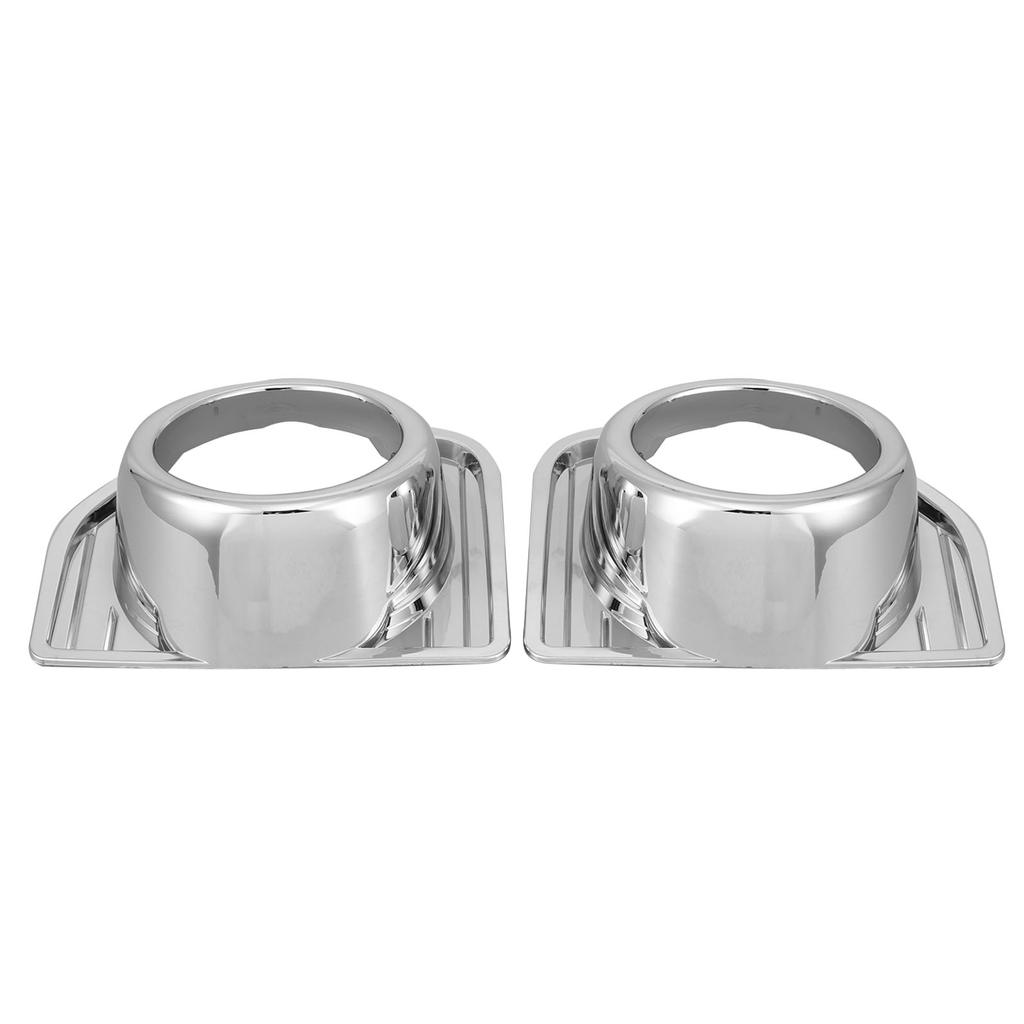 2pcs Front Fog Light Cover Decoration Trim Stickers Fit for Hiace 200 20142020 Electroplate