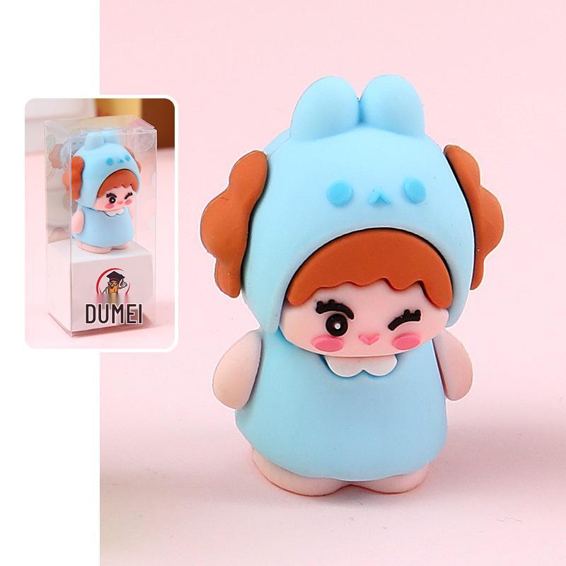 Creative Rabbit-Shaped Cartoon Pencil Sharpener for Elementary Students