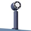 2025 Silent Mini USB Rechargeable Portable Handheld Air Cooling Fan Quiet Ice Compress Foldable English Bladeless Household