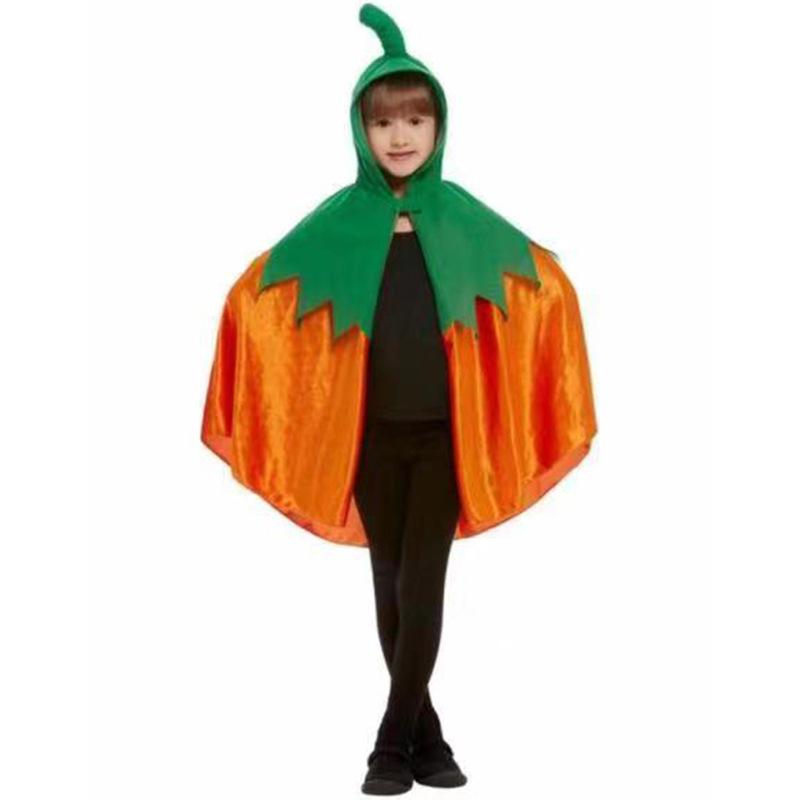 Pumpkin 2023 Halloween Costume Girls Boy Cloak Source Manufacturers Quality Assurance Atmosphere Dress
