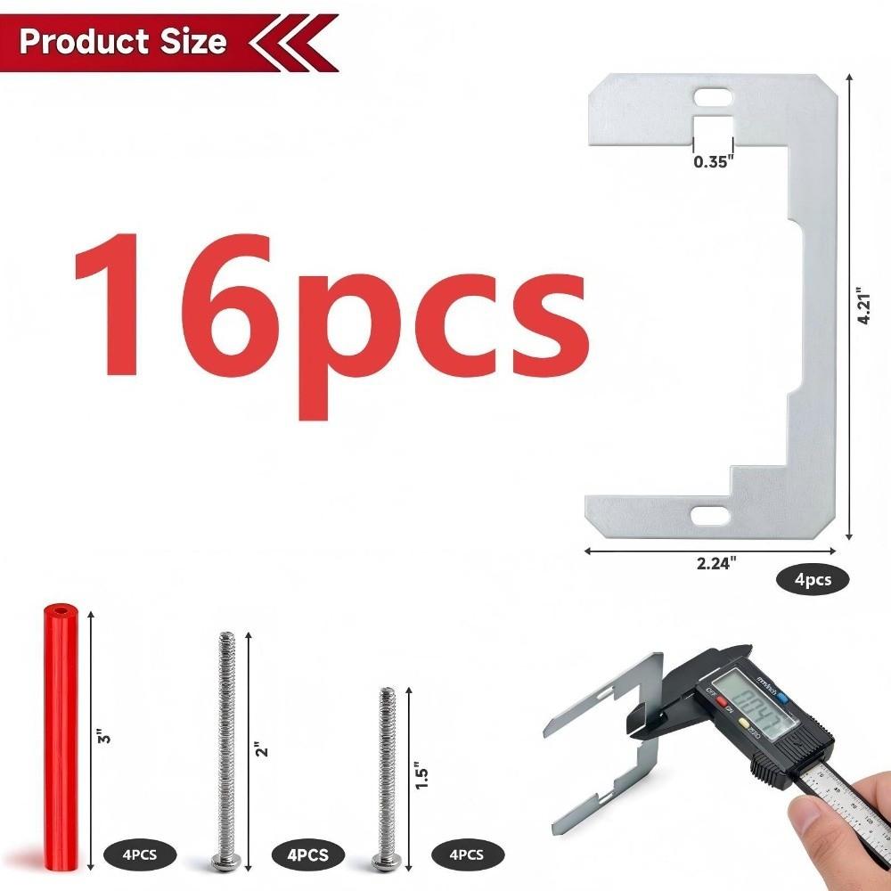 Secure Outlet Spacers Adjustable Outlet Box Extender Socket Spacers Loose Wall Switches