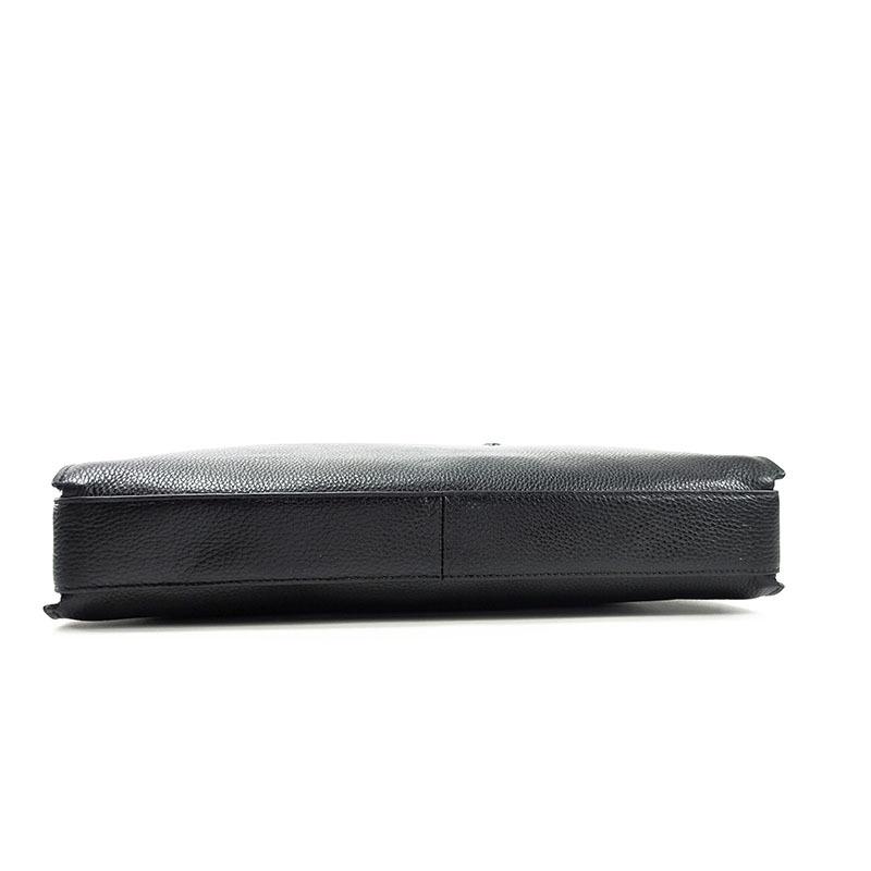 Men's High-End Genuine Leather Briefcase with Anti-Theft Fingerprint Lock - Single Shoulder Crossbody Business Handbag