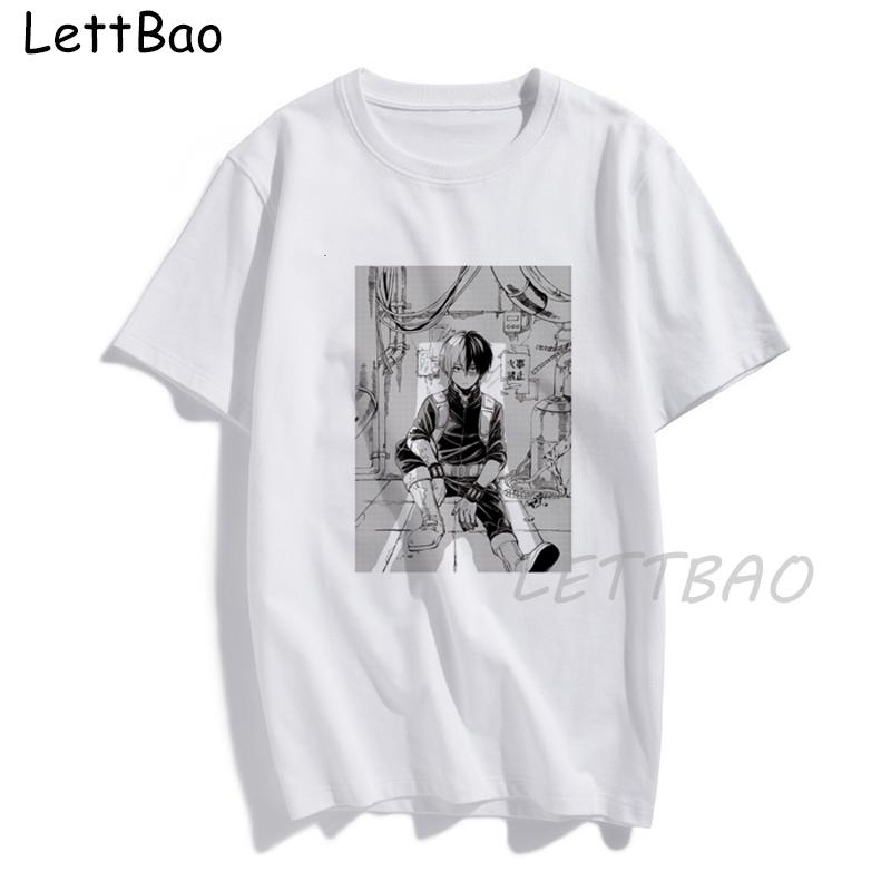 My Hero Academia Anime T Shirt Men Tops Summer Harajuku Short Sleeve Cute T Shirt Japanese