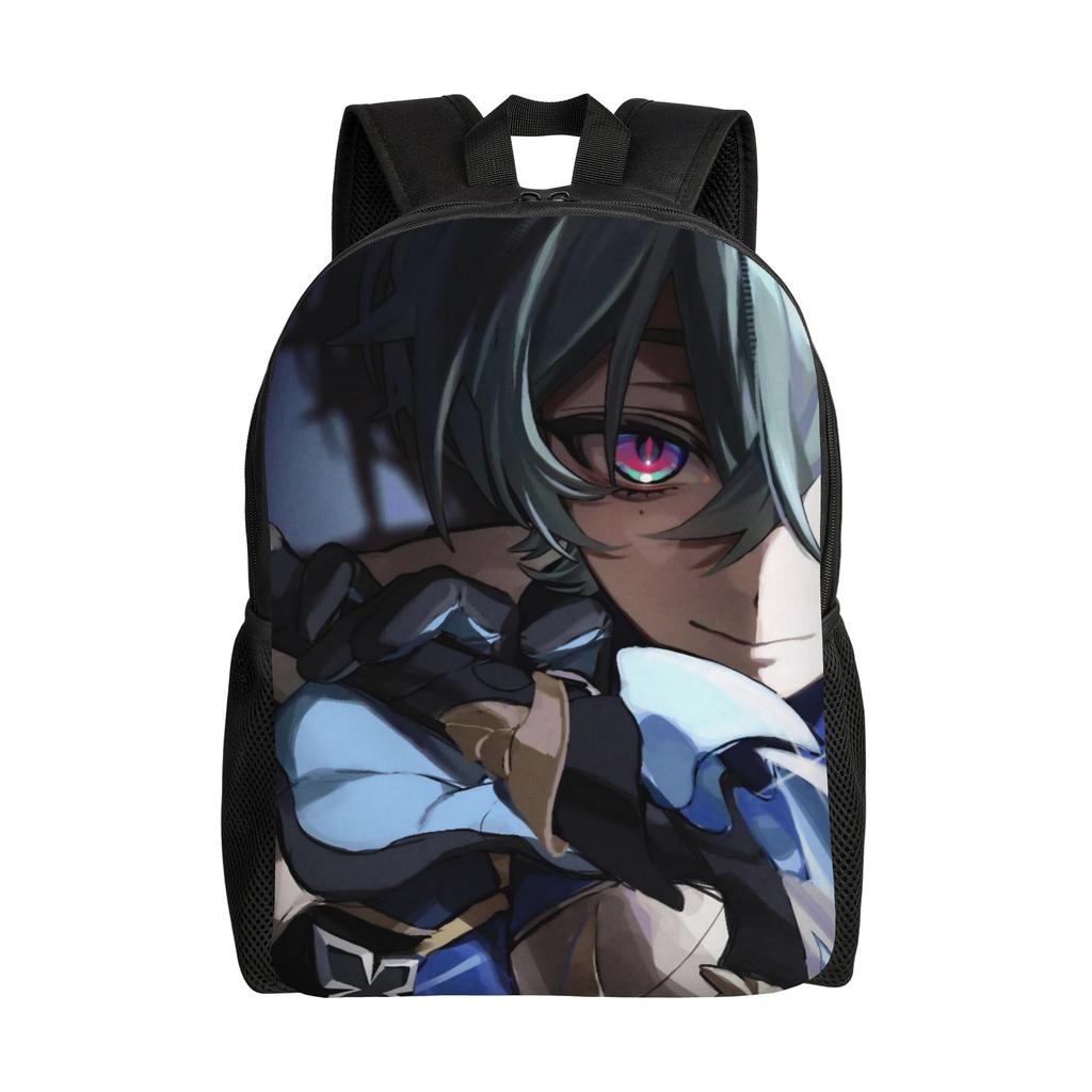 Lohen Game Classical Backpack Lightweight Student Work Genshins Impacts Daypack for Men Women Laptop Computer Canvas Bags