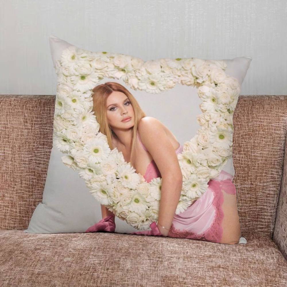 LLana Singer DDel Rey  Pillow Case For Home Bedroom Car Office Decoration Living Room Sofa Cushion Cover Suitable